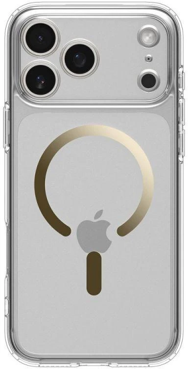 Spigen Ultra Hybrid MagSafe dėklas iPhone 17 Pro Max - Skaidrus auksas