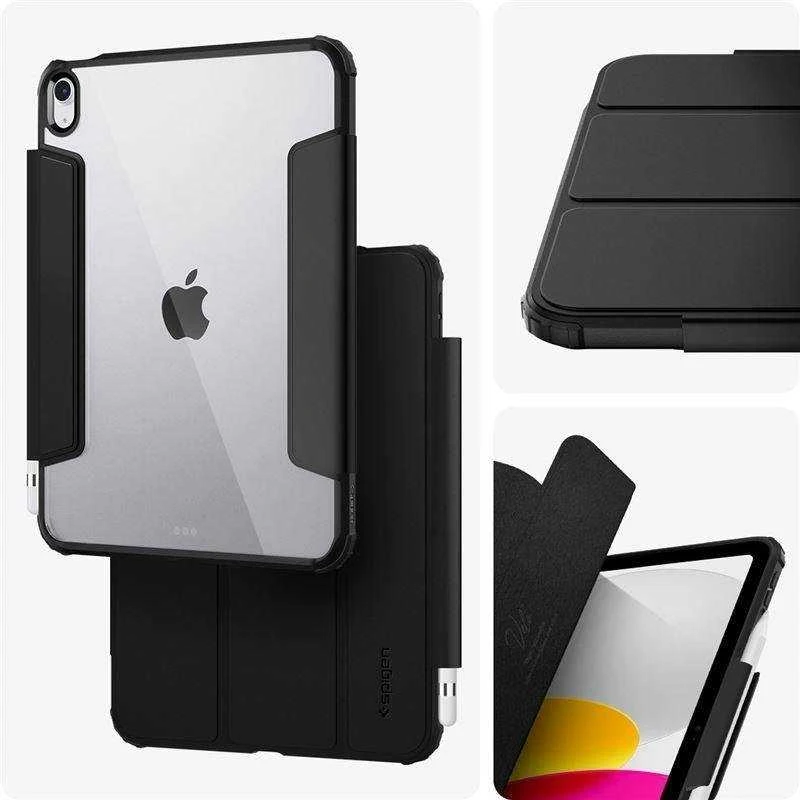 Spigen Ultra Hybrid Pro Apple iPad Air 4 2020 / 5 2022 / 11” 2024 – dėklas planšetiniam kompiuteriui juodos spalvos