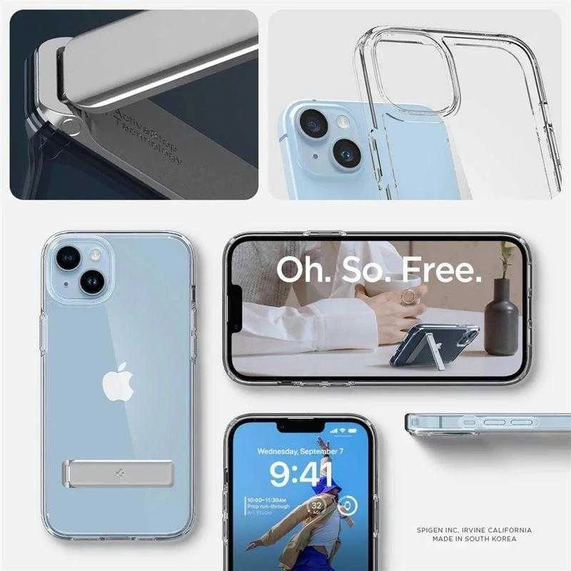 Spigen Ultra Hybrid "S" Apple iPhone 14 Plus Crystal dėklas telefonui skaidrus