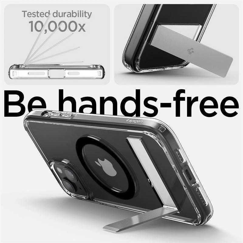 Spigen Ultra Hybrid S (MagFit) dėklas skirtas Apple iPhone 15 Plus, spalva - Juoda