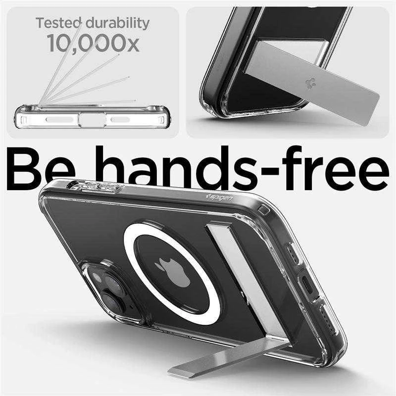 Spigen Ultra Hybrid S (MagFit) dėklas skirtas Apple iPhone 15 Plus, spalva - Crystal Clear