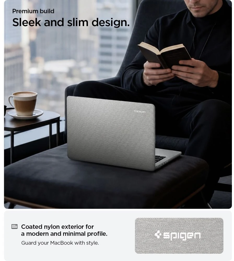 SPIGEN URBAN FIT MACBOOK PRO 14 M1-M5 / M5 PRO / M5 PRO MAX 2021-2026 PILKAS (HEATHER Pilkas)