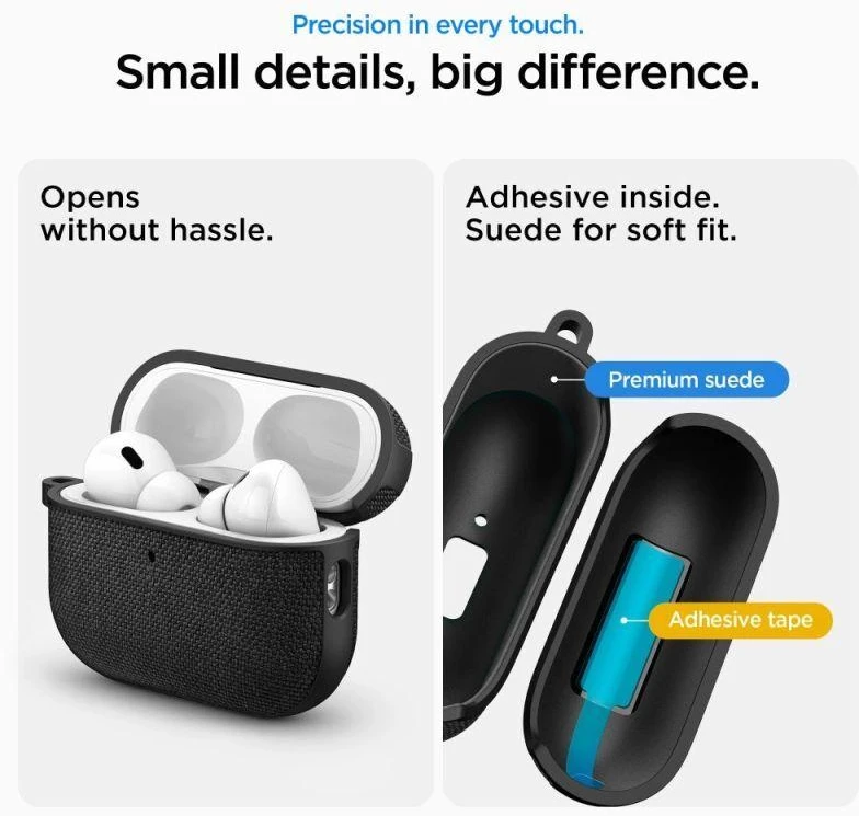 Spigen Urban Fit dėklas, skirtas AirPods 3 - Juodas