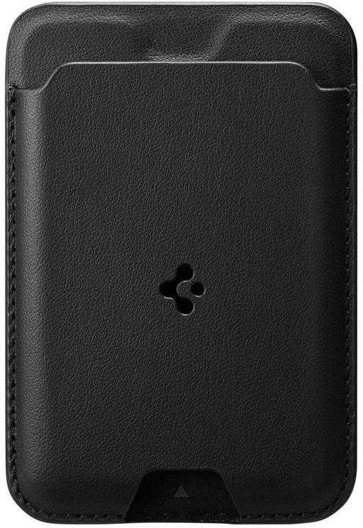 Dėklas Spigen VALENTINUS MAGSAFE UNIVERSAL MAGNETIC CARD HOLDER juodos spalvos