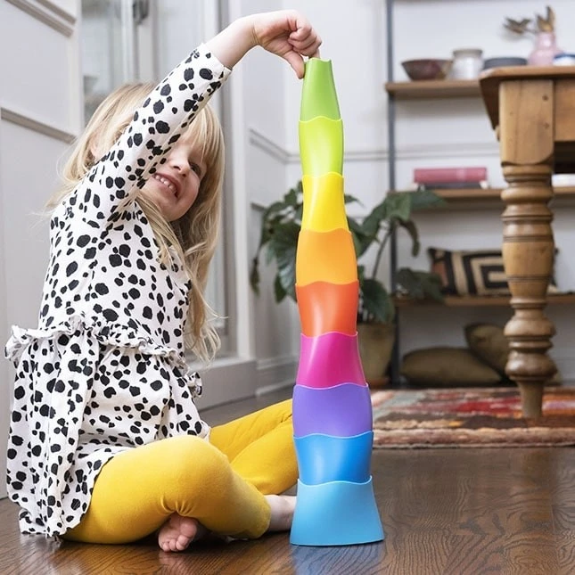 Fat Brain Toys SpiroKu statymo cilindrai