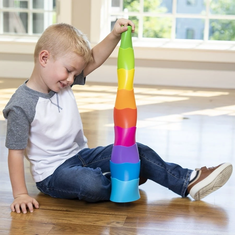 Fat Brain Toys SpiroKu statymo cilindrai