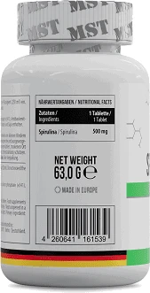 MST Spirulina 90 Tabletės