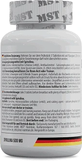 MST Spirulina 90 Tabletės