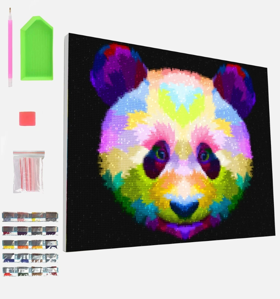 Splat Planet deimantinė dėlionė PANDA 30x40 cm