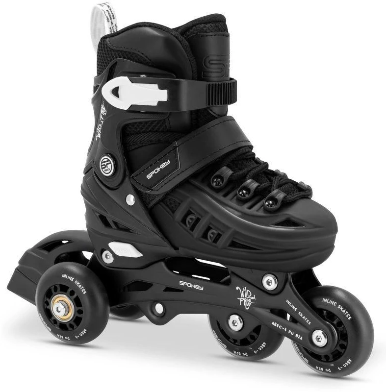 Pačiūžos - riedučiai Spokey 4ONE 944646, juodi, 34-38