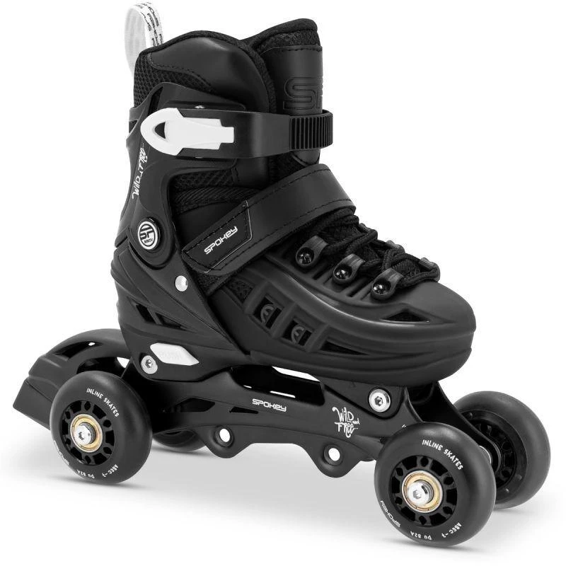 Pačiūžos - riedučiai Spokey 4ONE 944646, juodi, 34-38