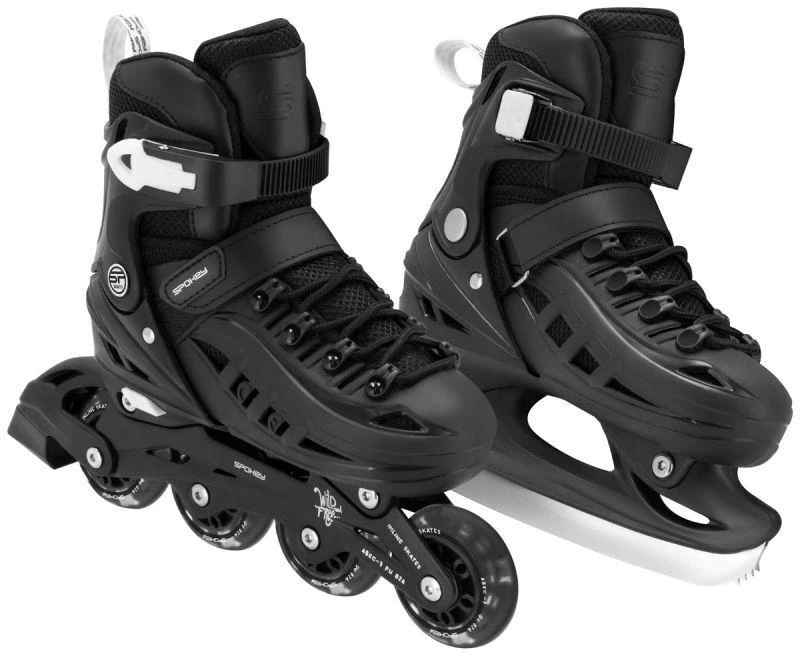 Pačiūžos - riedučiai Spokey 4ONE 944646, juodi, 34-38