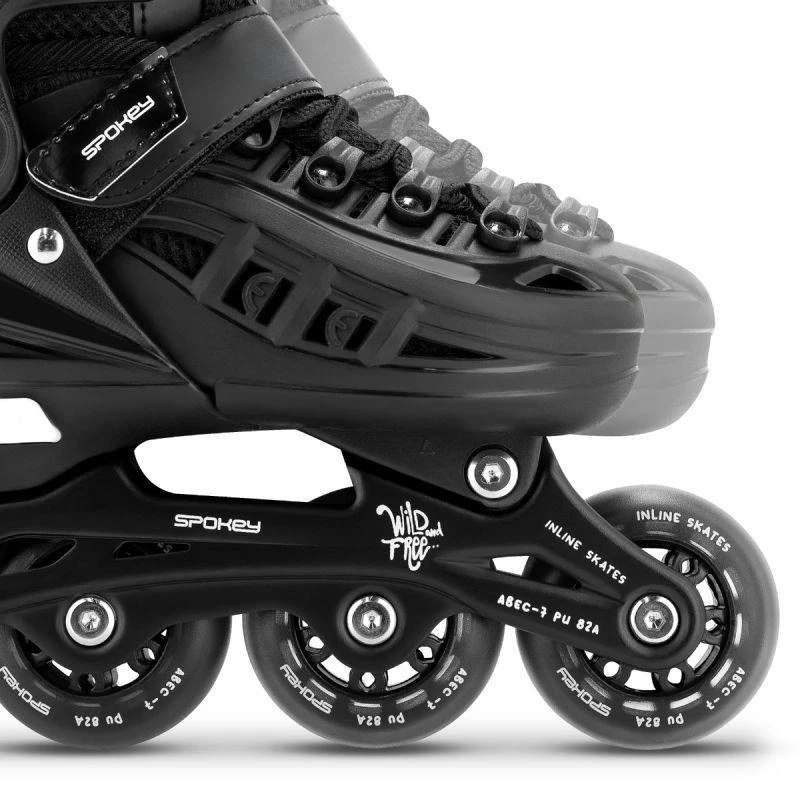 Pačiūžos - riedučiai Spokey 4ONE 944648, juodi, 39-42