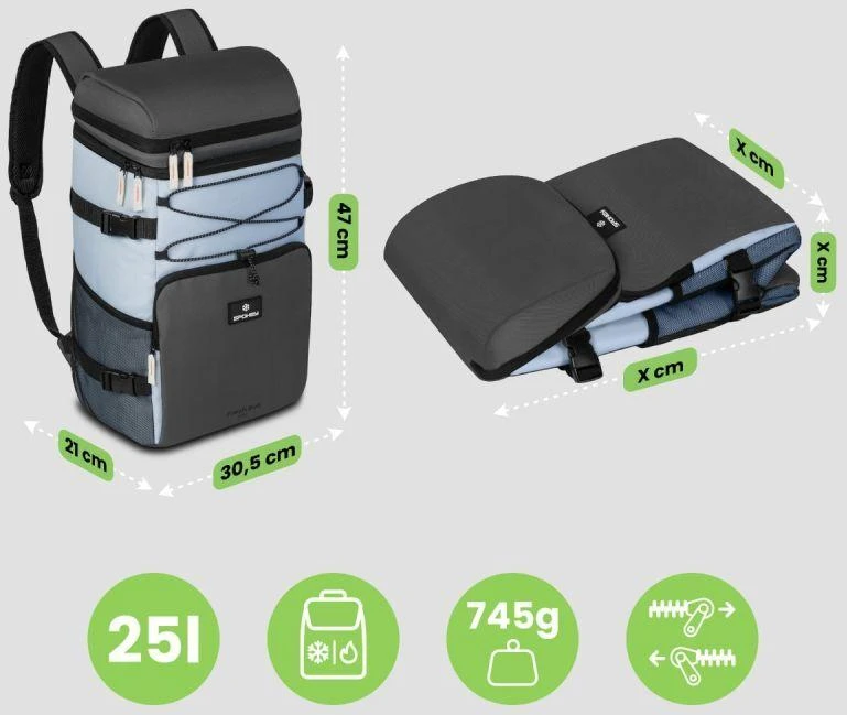 Spokey termo kuprinė COOL PACK 25