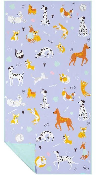 Spokey KIDDY rankšluostis 80x160 kačių