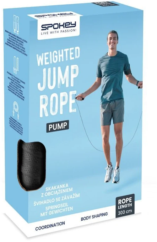 Šokinėjimas per virvutę su guoliais "Spokey PUMP