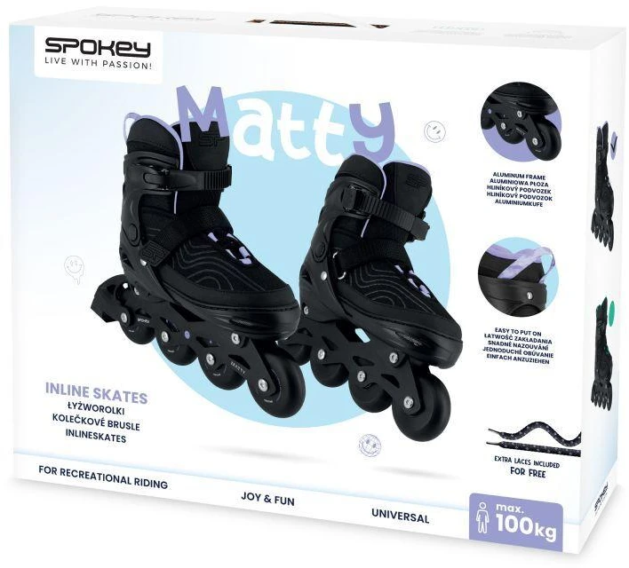 Spokey MATTY BL riedučiai