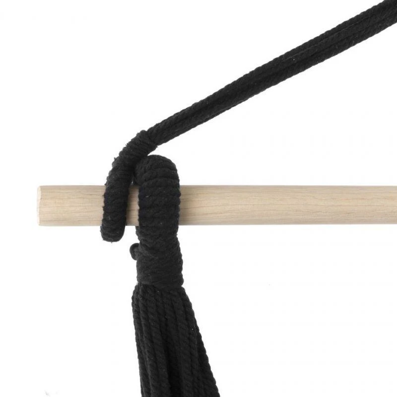 Hamakas/sėdynė Spokey BENCH ETNO, juoda balta