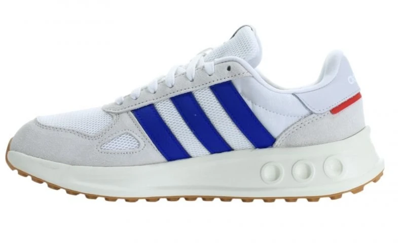 Sportbačiai adidas RUN 84, balti su mėlynomis detalėmis