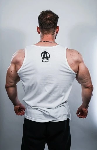 Sportinė apranga Universal Animal Iconic Tank Top Baltas