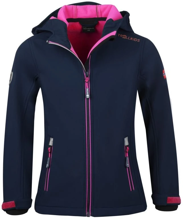 Sportinė softshell striukė mergaitėms Trollkids