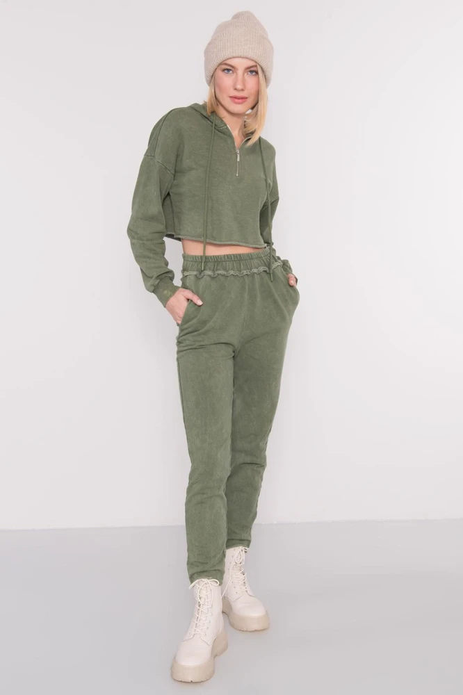 Sportinės kelnės-15891-khaki