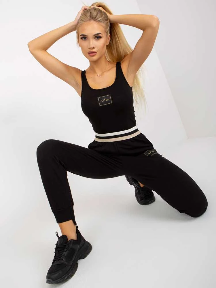 Sportinės kelnės juodos