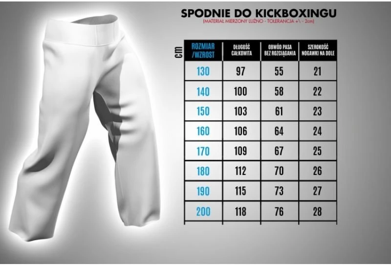 Sportinės kelnės kikboksui MASTERS