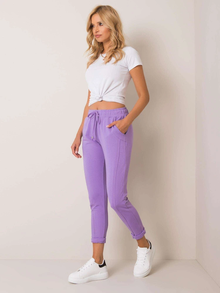Sportinės kelnės-RV-DR-3589.06X-violetinė