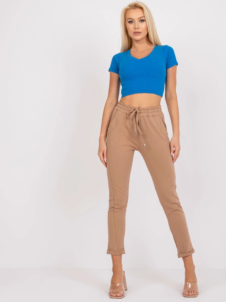 Sportinės kelnės-RV-DR-3589.07X-camel