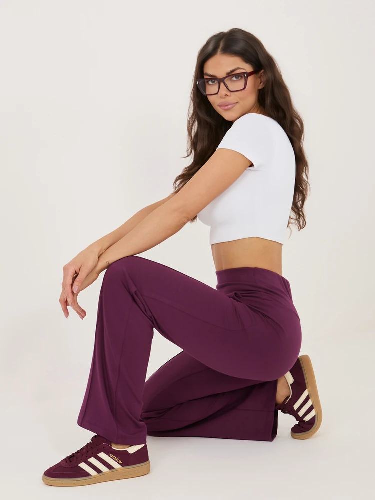 Sportinės kelnės-RV-DR-A1289.01-ciemny violetinė