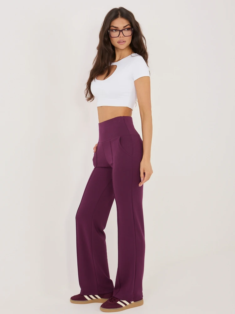 Sportinės kelnės-RV-DR-A1289.01-ciemny violetinė