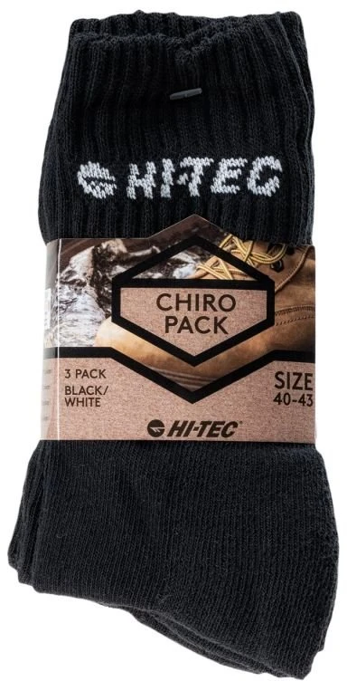 Sportinės kojinės Hi-Tec Chiro, 3 poros, juodos