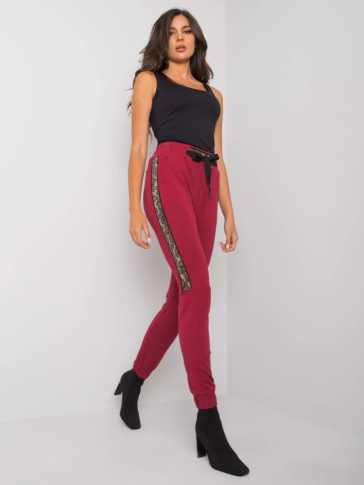 Sportiniai kelnaitės-RV-DR-6891.54-bordo