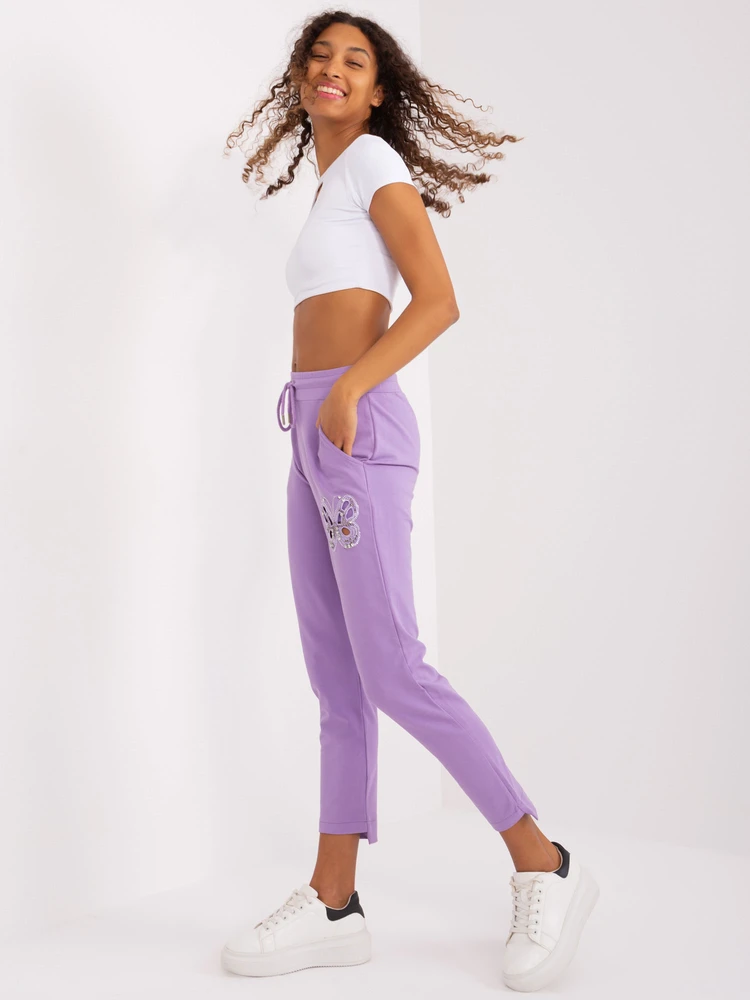 Sportiniai kelnaitės-RV-DR-8835.10-violetinė