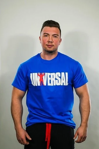 Sportiniai marškinėliai Universal Animal Mėlyna '77