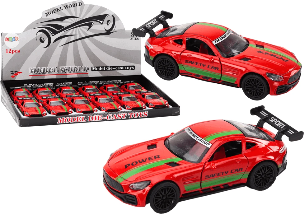 Lean Toys Sportinis automobilis 1:32 metalinis su spoileriu ir garsais