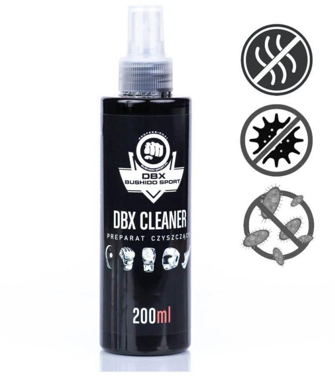BUSHIDO Sporto įrangos valiklis ir gaiviklis | DBX Cleaner (200 ml)