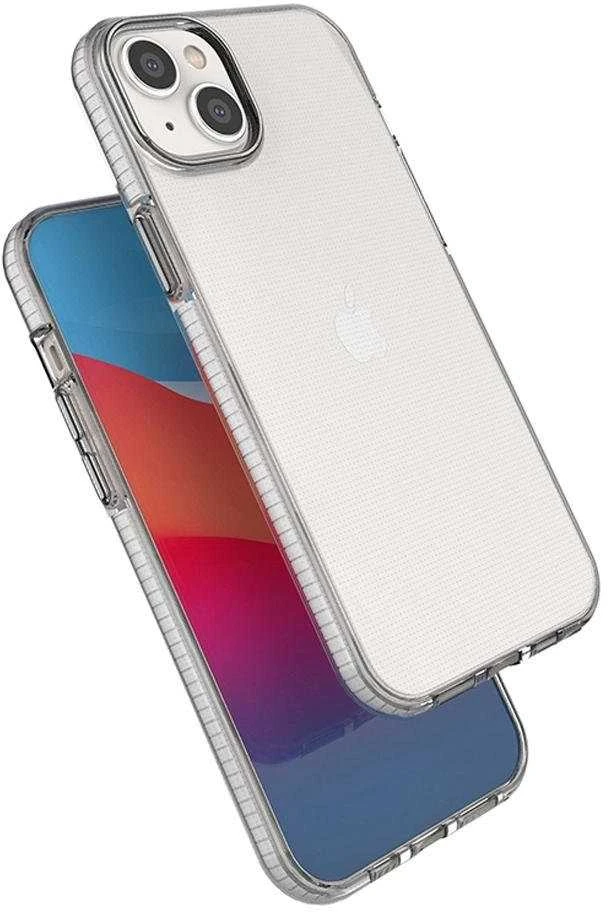 Hurtel Spring dėklas su spalvotu rėmeliu skirtas iPhone 14 Plus, šviesiai mėlynas