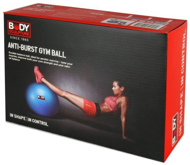 Body Sculpture Sprogimui atsparus gimnastikos kamuolys Anti-Burst BB 001, 75 cm