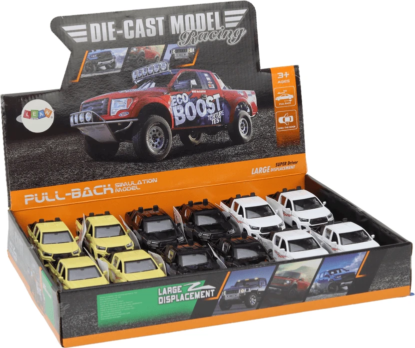 Lean Toys Visureigis automobilis Die-Cast Model, įvairių spalvų