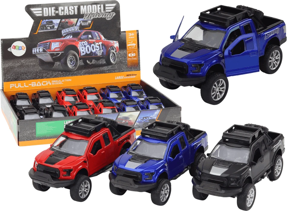 Lean Toys Visureigis automobilis Die-Cast Model, įvairių spalvų