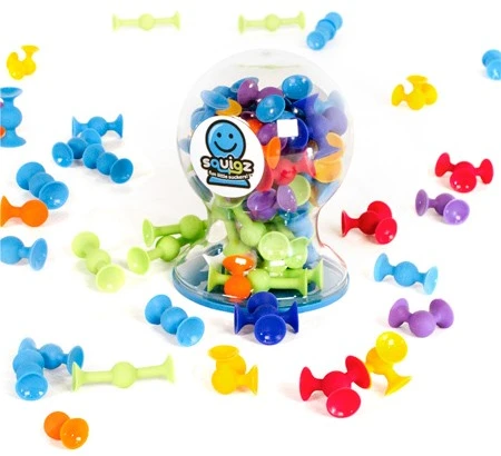 Fat Brain Toys Squigz Deluxe (44vnt) lipšniukai