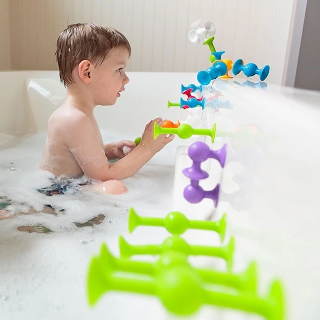 Fat Brain Toys Squigz Deluxe (44vnt) lipšniukai