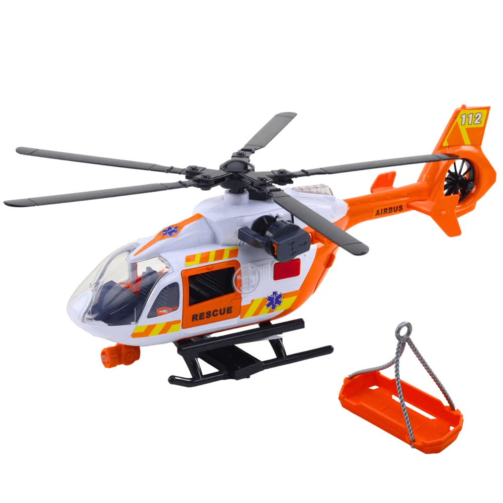 Lean Toys Gelbėjimo sraigtasparnis su šviesomis ir garsais 1:14