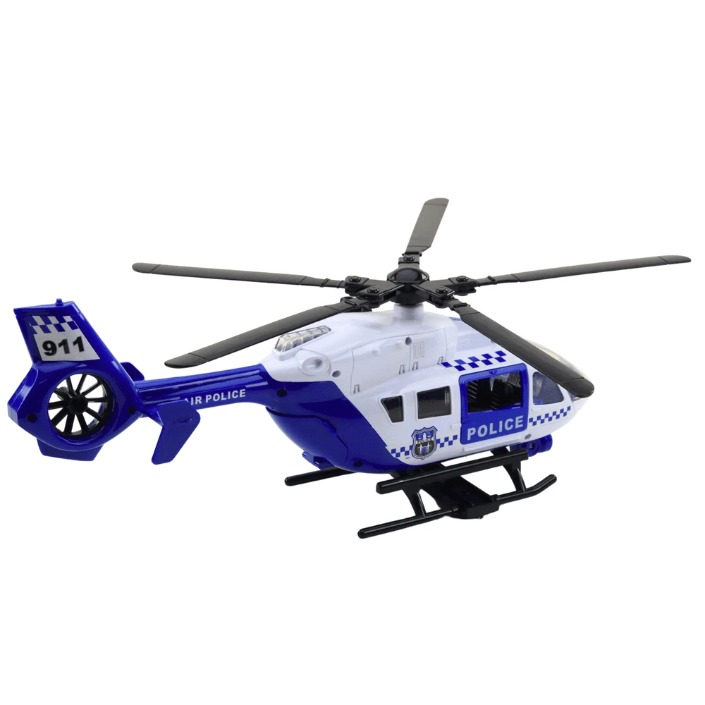 Lean Toys Policijos sraigtasparnis su šviesomis ir garsais, 1:12