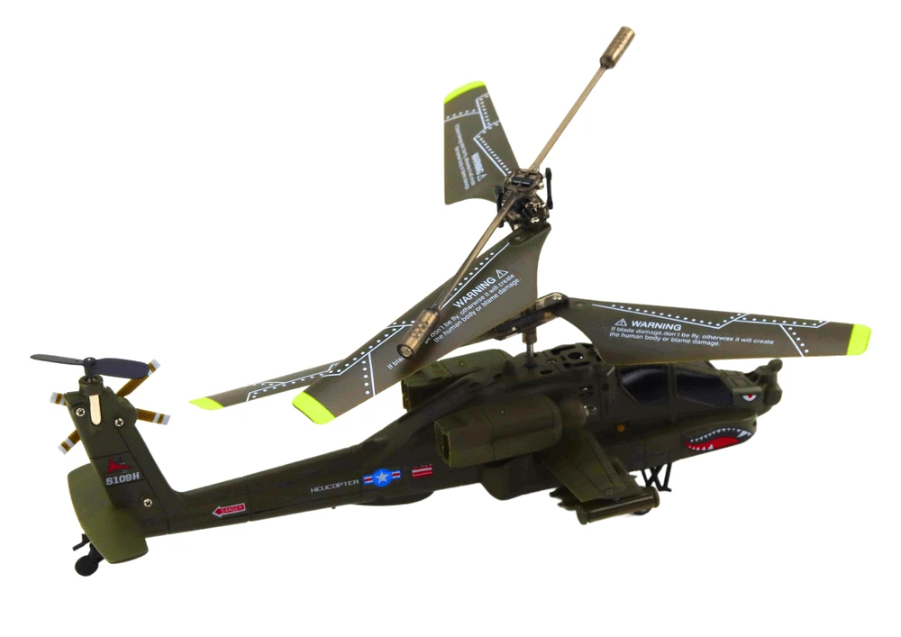Helikopter Nuotoliniu būdu valdomas sraigtasparnis Apache