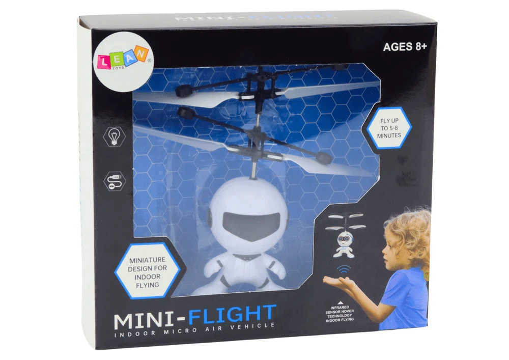 Lean Toys Rankomis Valdomas Skraidantis Robotas Dronas