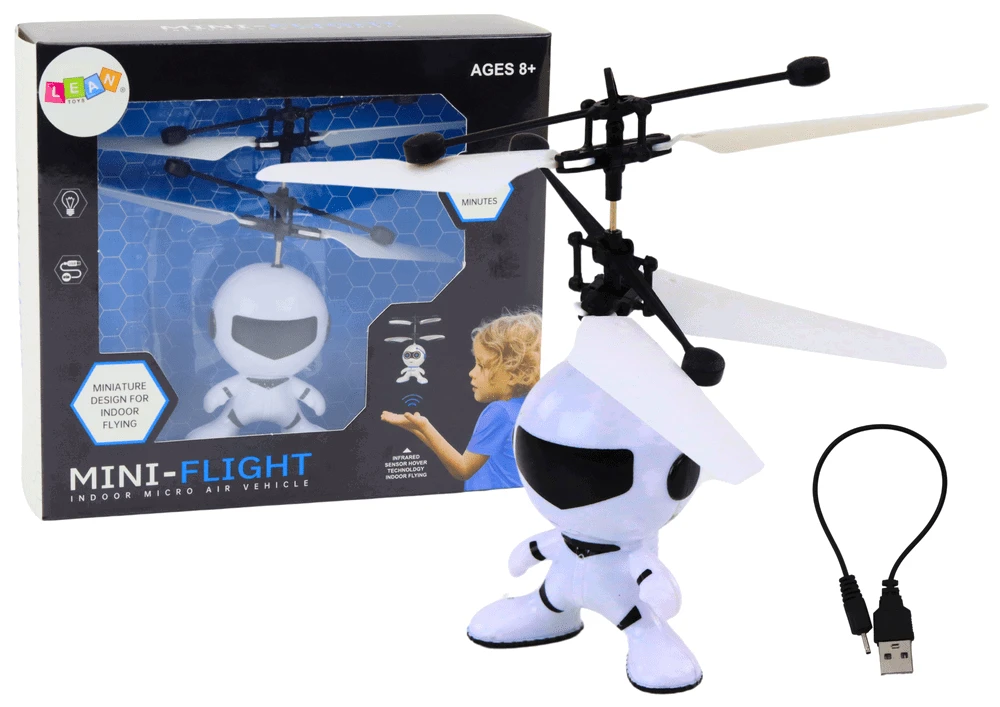 Lean Toys Rankomis Valdomas Skraidantis Robotas Dronas
