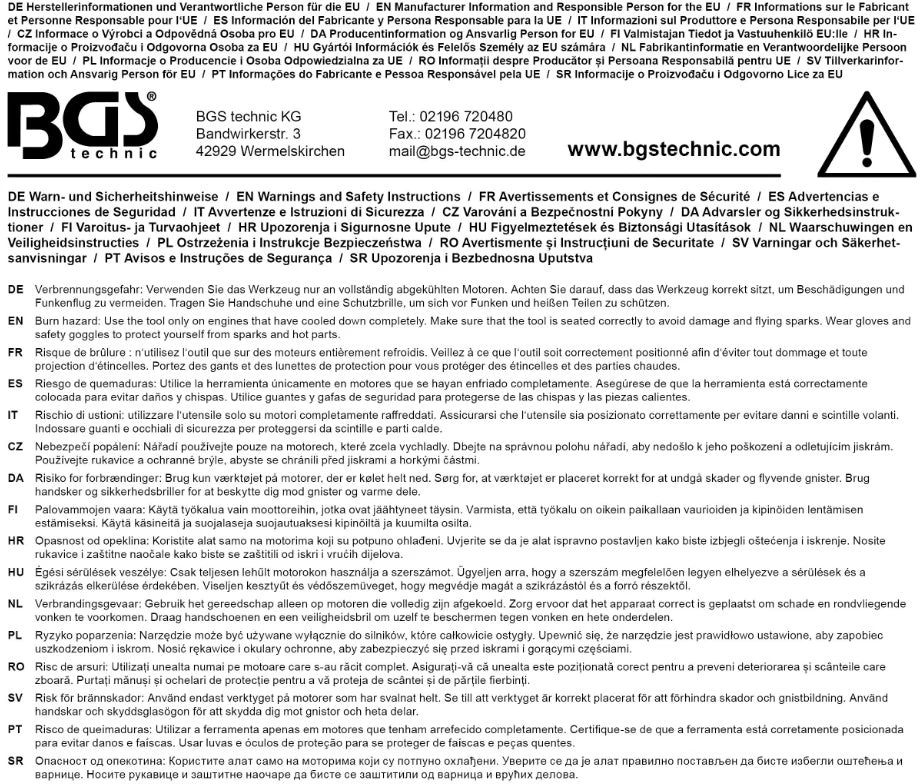 SRIEGINIAI ĮDĖKLAI | M12 × 1,25 | SKIRTI BGS 166 | 4 VNT. (166-1)